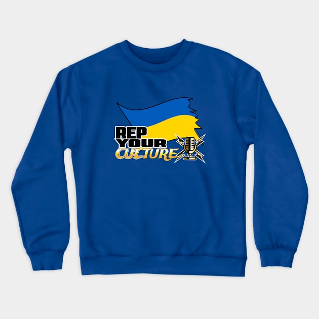 The Rep Your Culture Line: Ukrainian Pride Crewneck Sweatshirt by The Culture Marauders